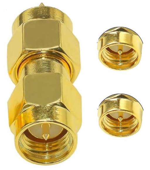 Adaptador Coaxial RF SMA M x SMA M